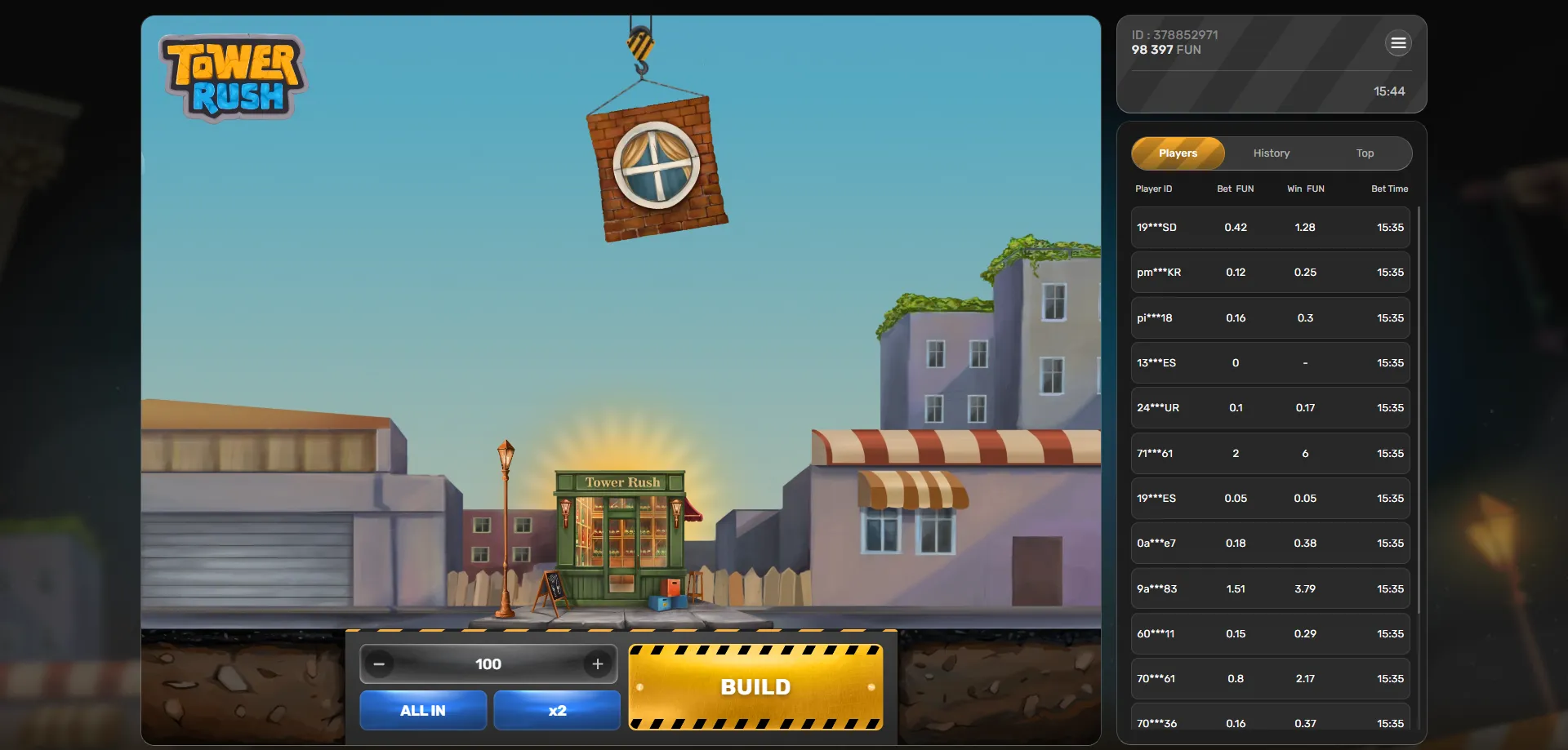 لعبة tower rush الأصلية من Galaxsys — بناء الأبراج والمضاعفات